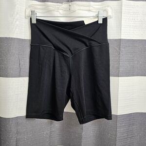 Aerie Offline Black Bike Shorts